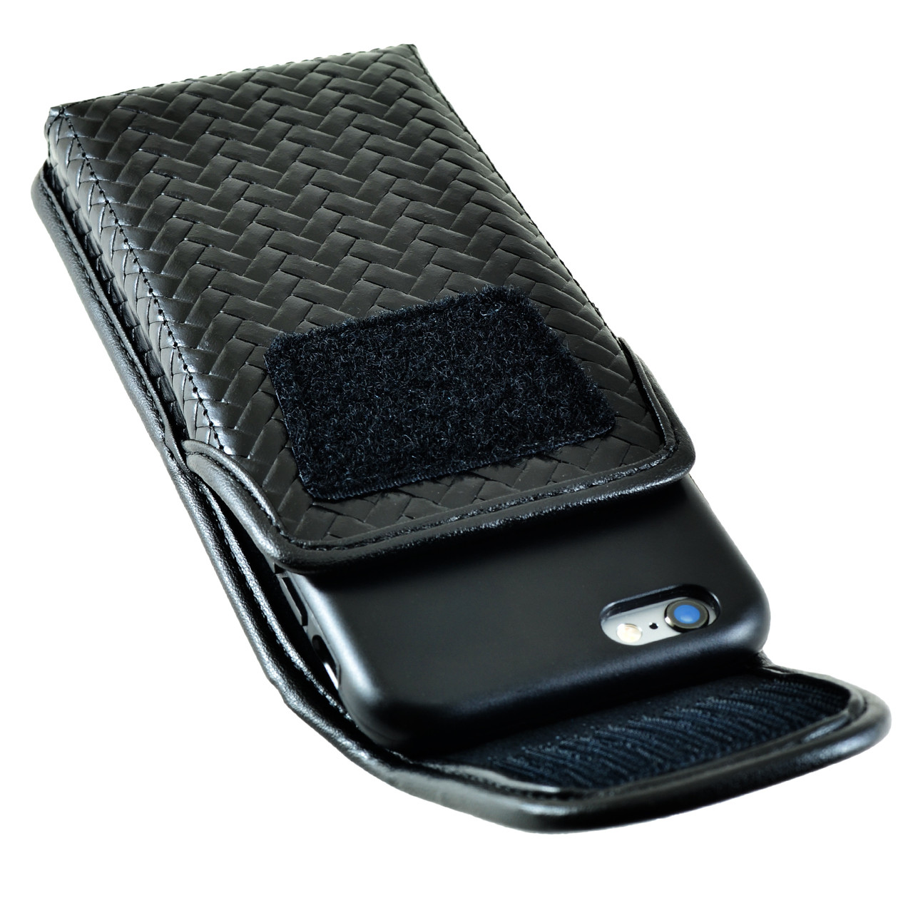 iPhone 6S Samsung S7 Police Pouch Belt Clip Vertical Velcro Closure