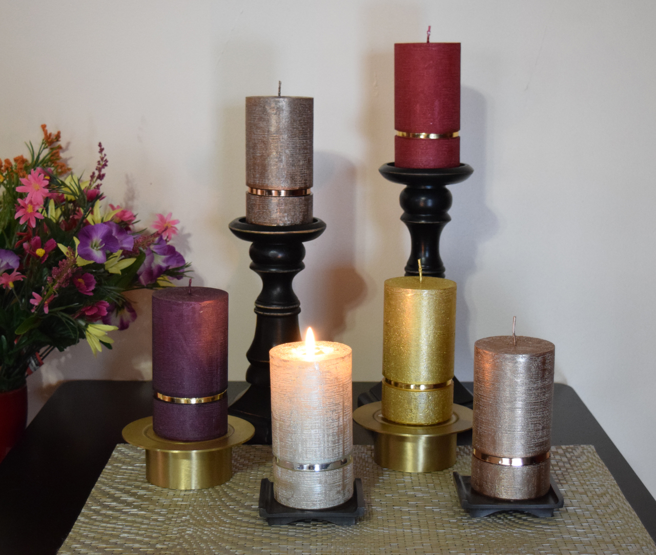 Accent Dcor Unscented Pillar Candles Jande Candles