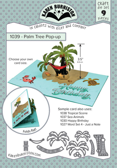 Karen Burniston Palm Tree Pop-Up  ̹ ˻