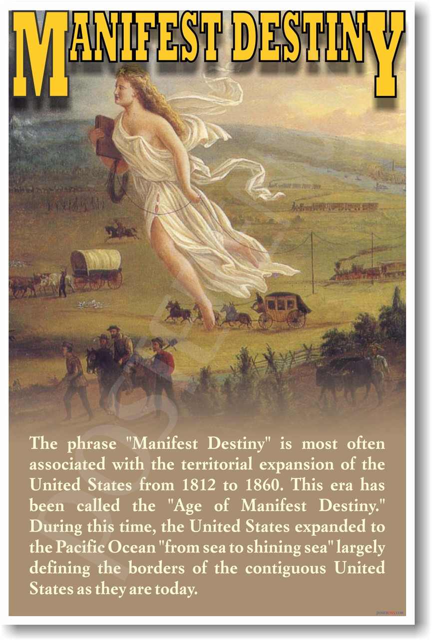 PosterEnvy Manifest Destiny U.S. History Social Studies Poster