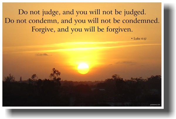 judge not lest ye be judged verse