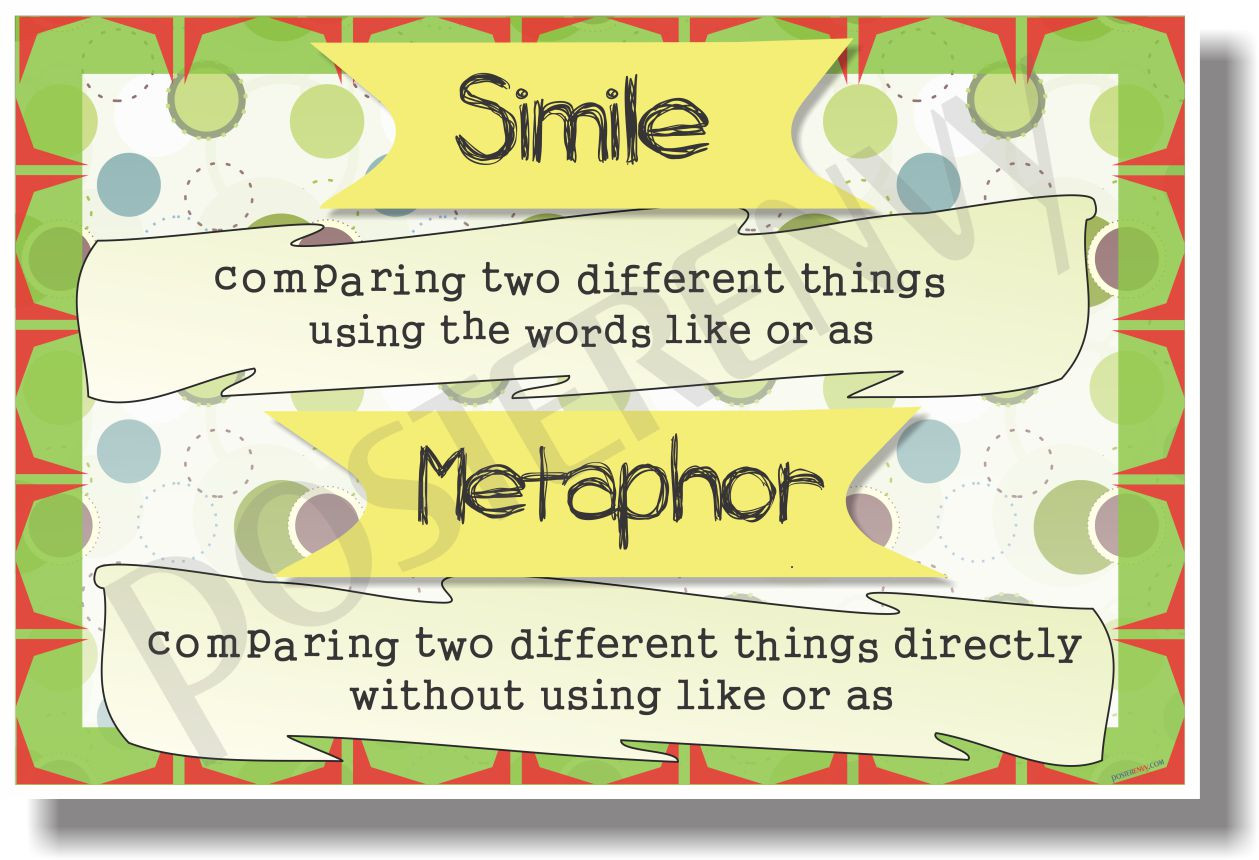 PosterEnvy Simile Vs Metaphor posterenvy-simile-vs-metaphor