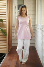 Baksana Pink Floral Pyjama Set - Size M