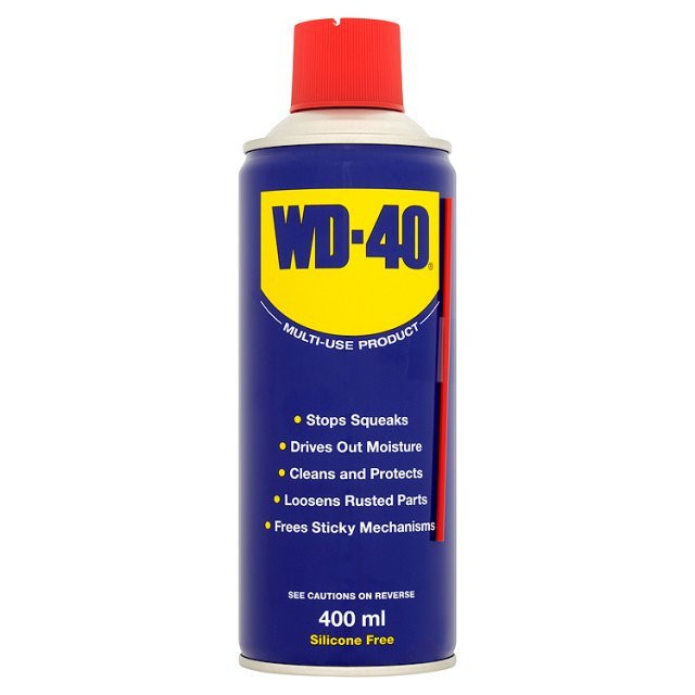 WD40 MultiPurpose Lubricant Spray Can 400ml McQuillan Tools