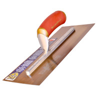 Marshalltown MPB145GSD Gold Stainless Steel Plasterers Trowel 14 x 5 Inch