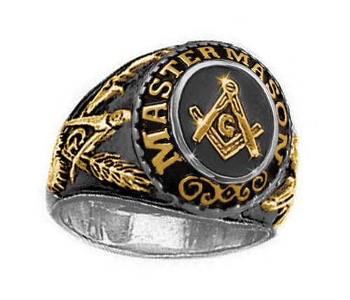 Gold masonic sale rings ebay