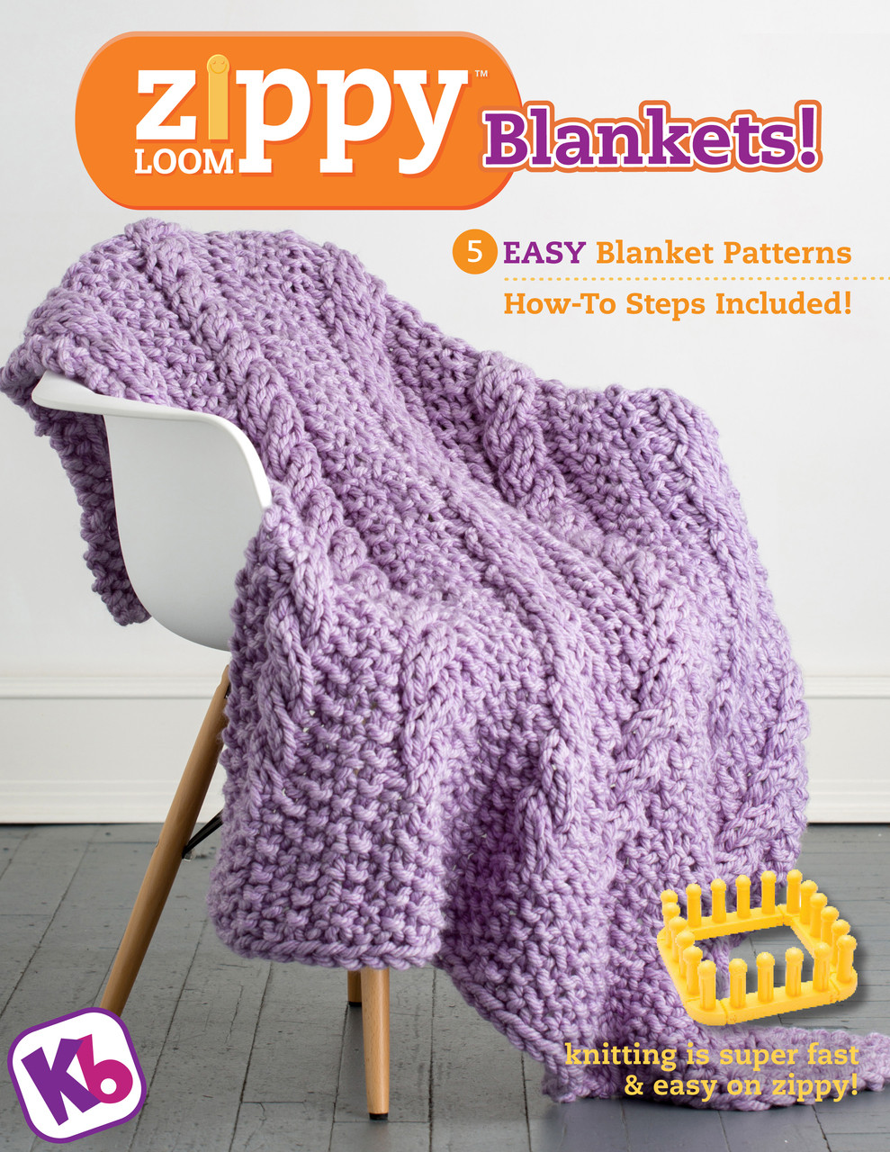 Zippy Loom Blankets ebook - http://www.knittingboard.com/