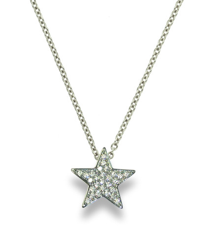 Touch Star Necklace Silver