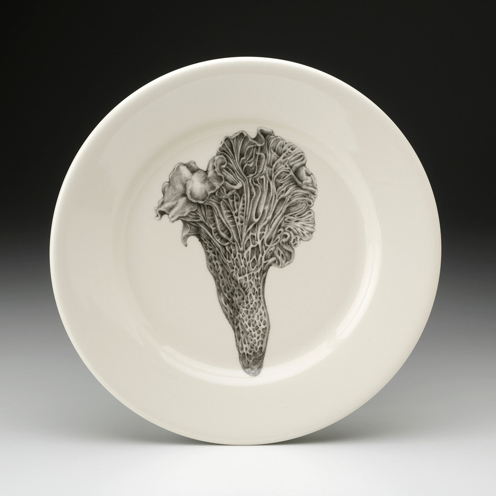 zindel tumblers laura Salad Plate: Chanterelle  Mushrooms  #7 Design Laura Zindel