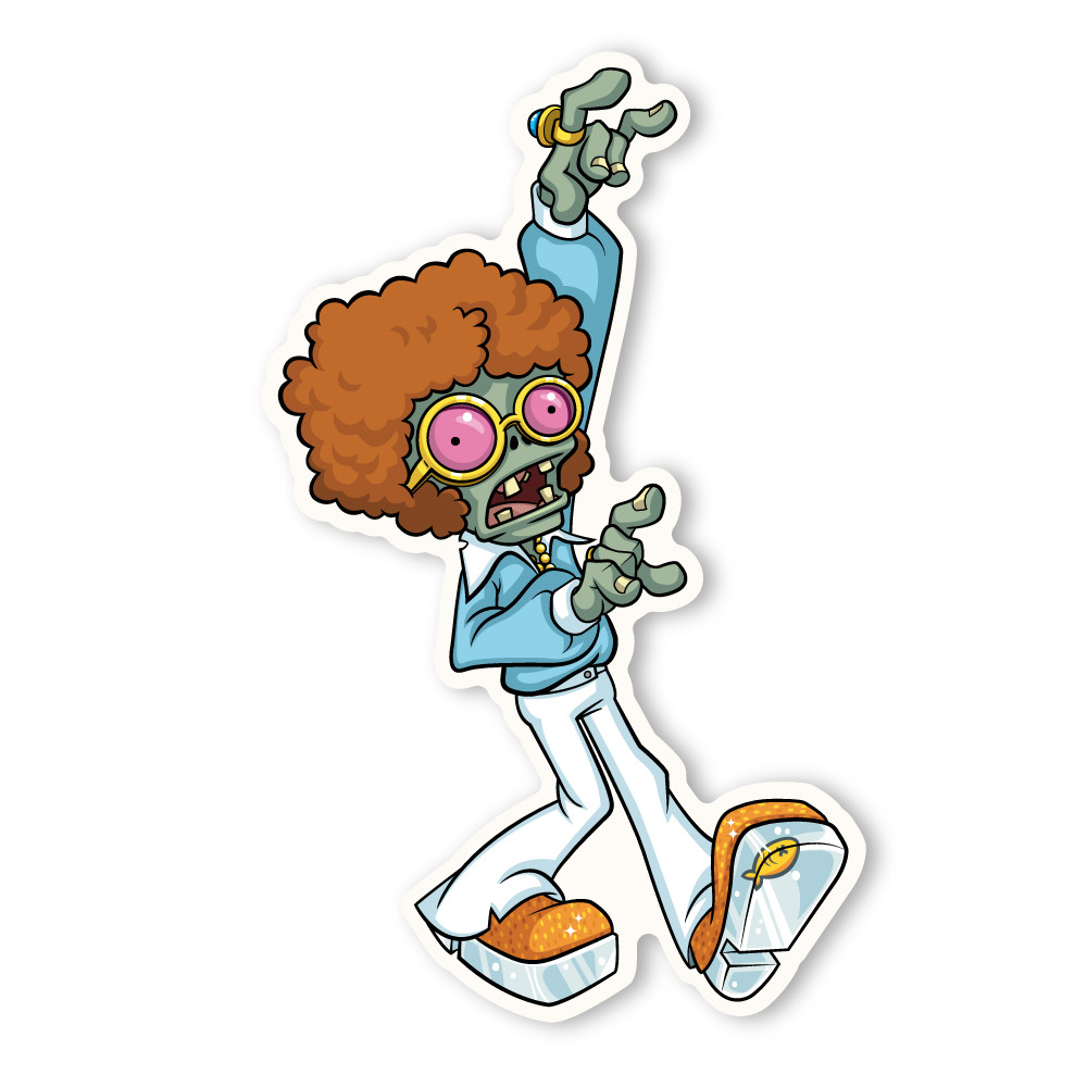 Plants vs. Zombies Disco Zombie V Walls 360