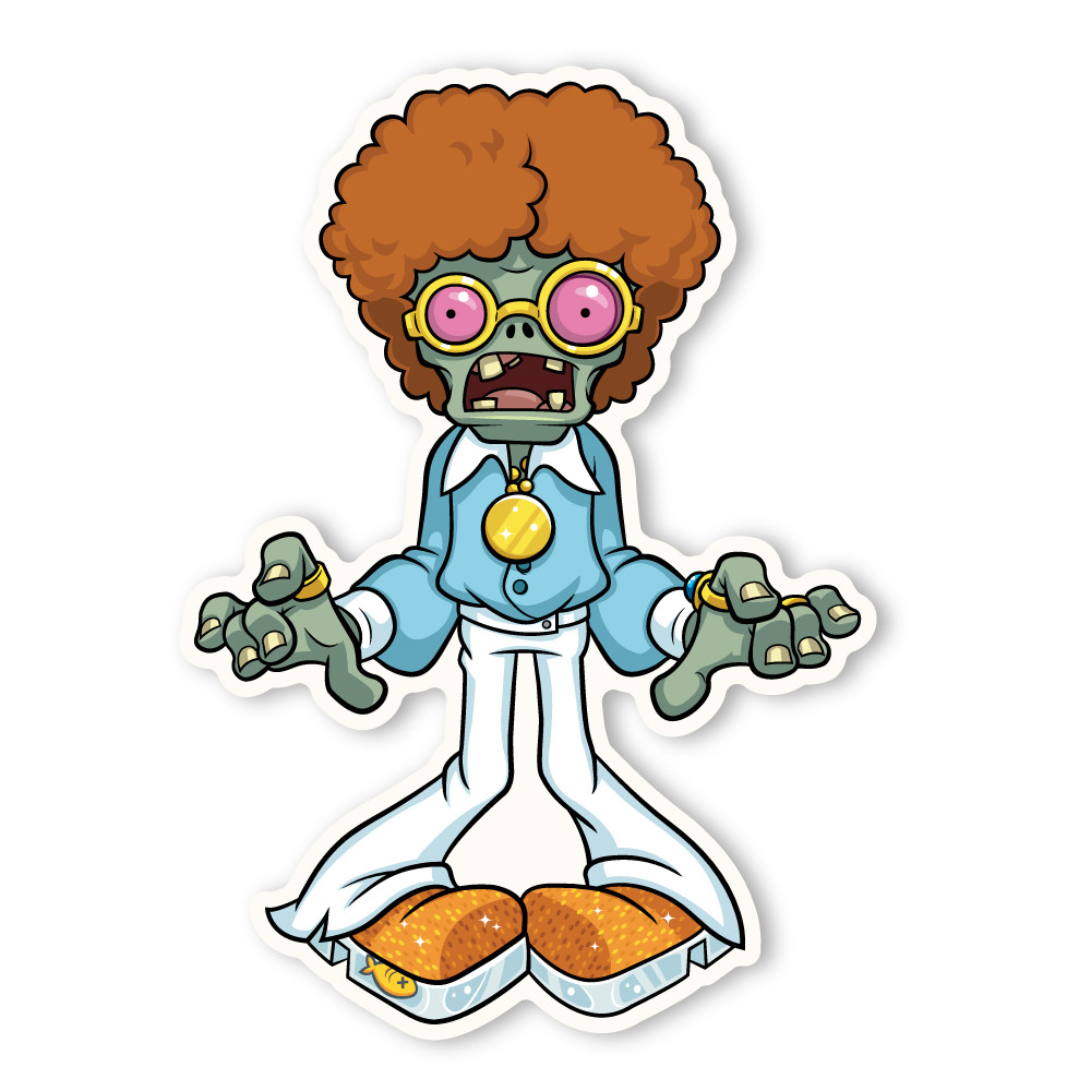Plants vs. Zombies Disco Zombie I Walls 360