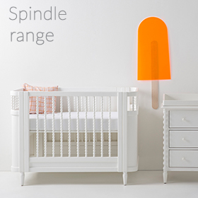 Pine Cot Wooden Baby Cradle Incy Interiors Australia