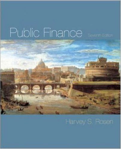 Harvey Rosen Public Finance