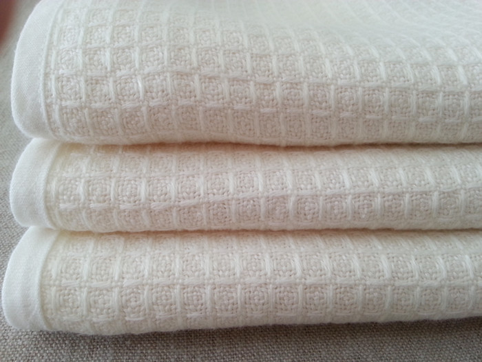 waffle weave baby blanket with linen edge handcrafted by waffle weave baby blanket with linen edge handcrafted by