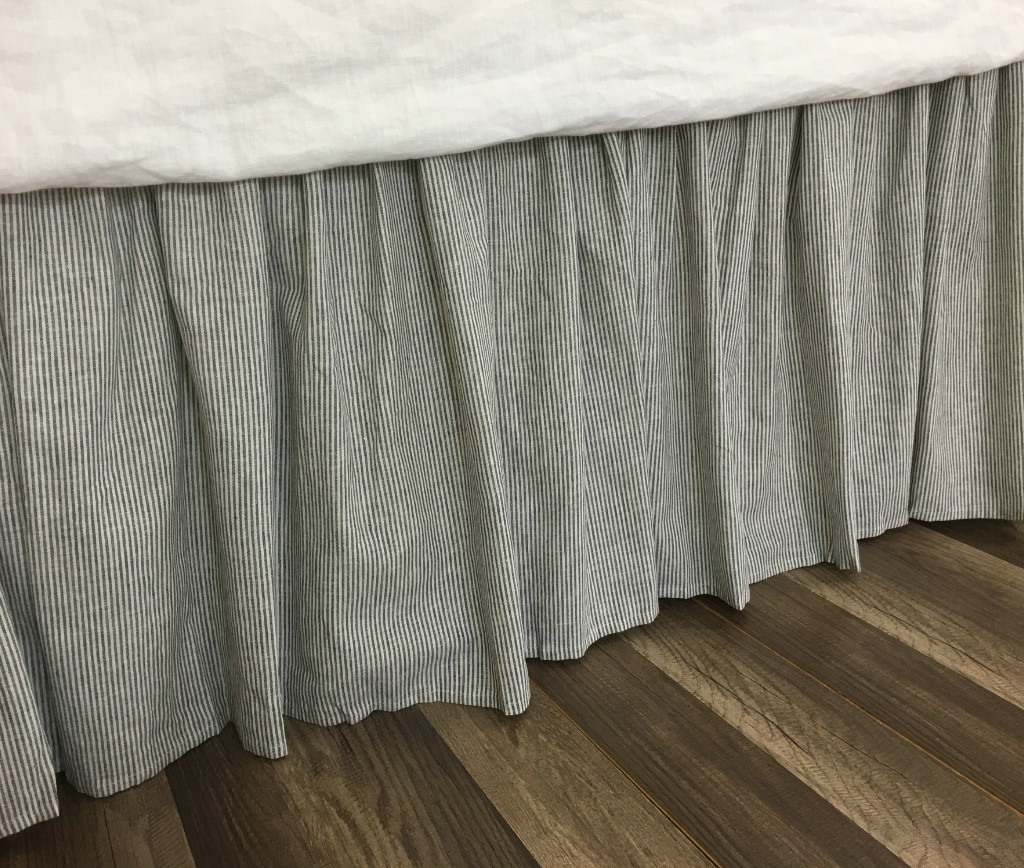 Black And White Circus Stripe Bed Skirt Black And White Circus Stripe Bed Skirt
