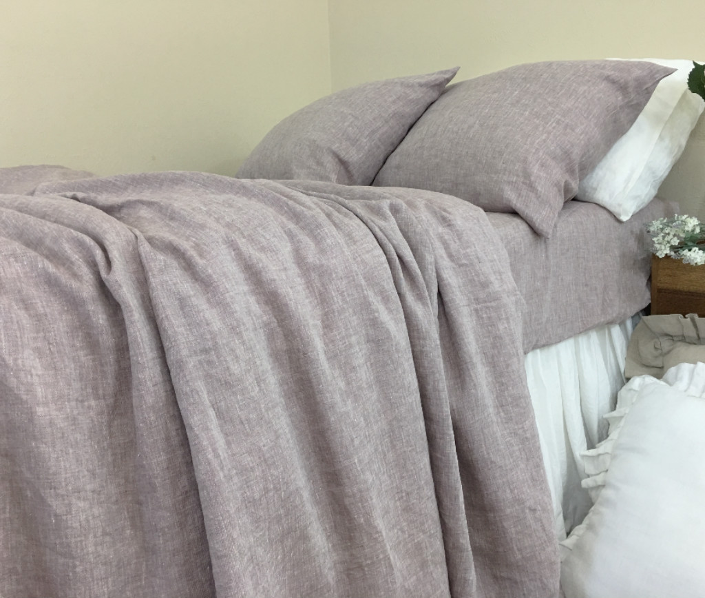 Chambray Rustic Raspberry Linen Duvet Cover Chambray Rustic Style Chambray Rustic Raspberry Linen Duvet Cover Chambray Rustic Style
