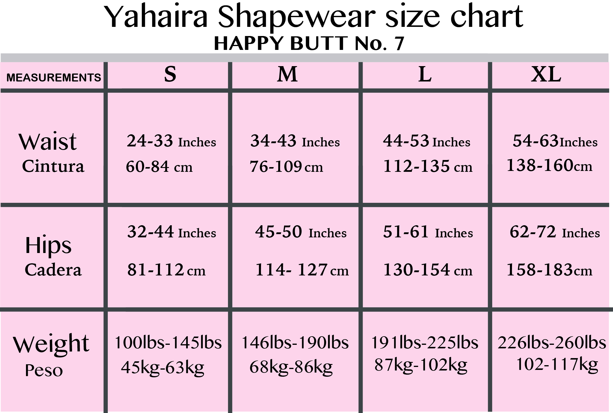 Happy Butt N°7 Firm Compression Body Shaper YAHAIRA INC