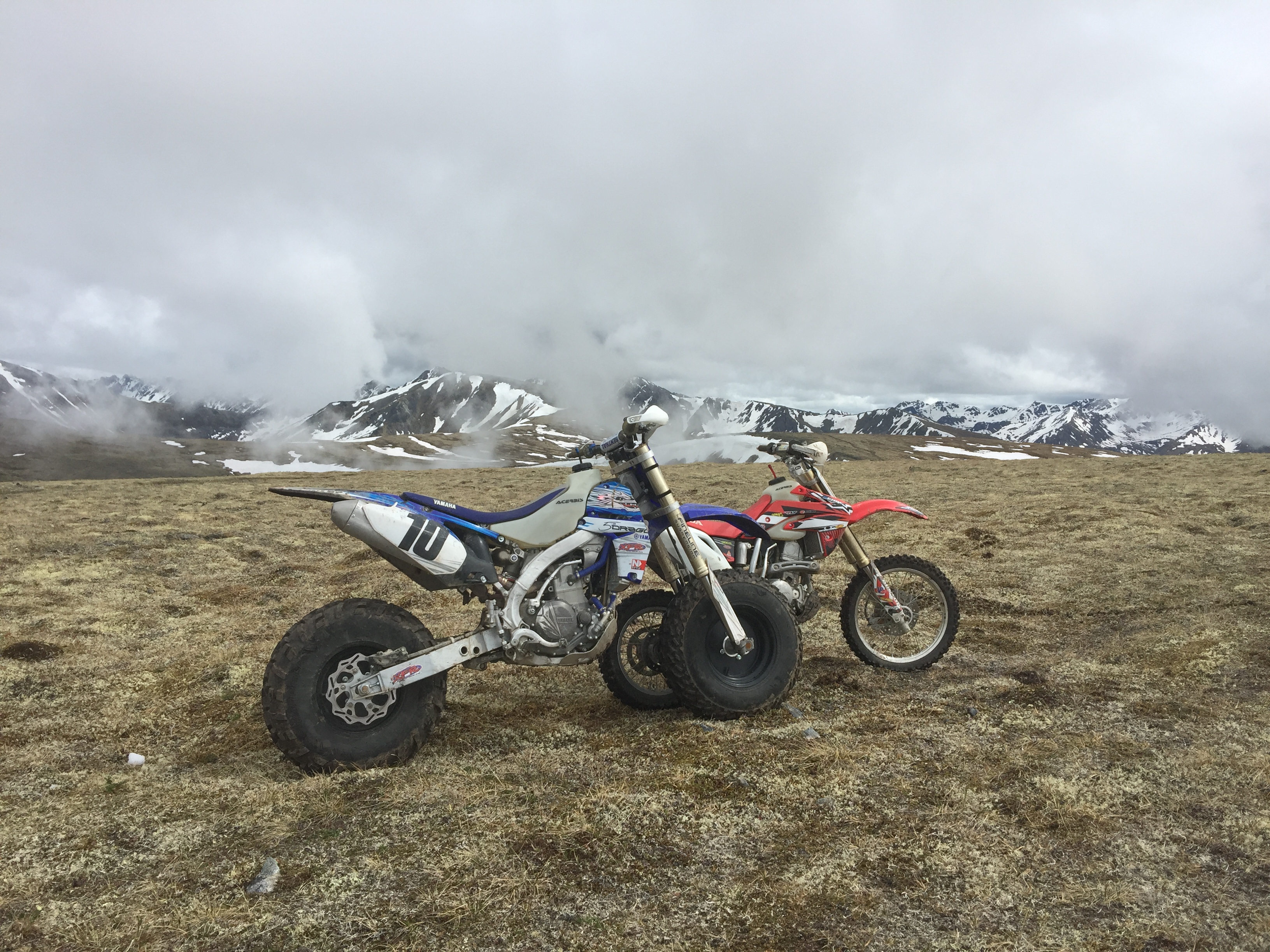 Clark And His New YZ450F Big Wheel Take On The Great Alaskan Terrain