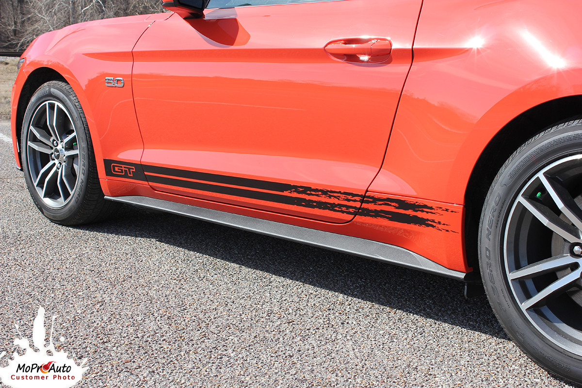 BREAKOUT ROCKER 2015 2016 2017 Ford Mustang Rocker Panel Stripes