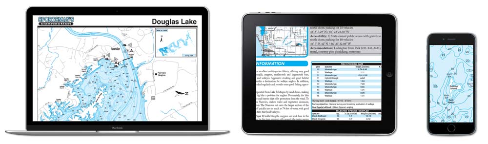 Fishing Map Guide eBook sample pages
