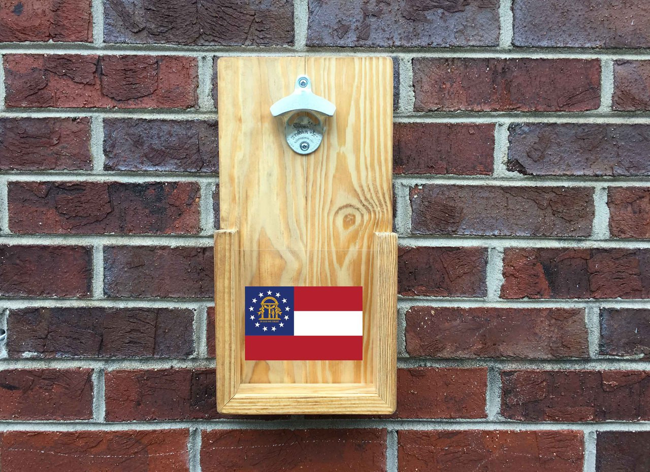 Hang Flag On Wall state flag wall hanging bottle opener - west georgia cornhole Hang Flag On Wall state flag wall hanging bottle opener - west georgia cornhole