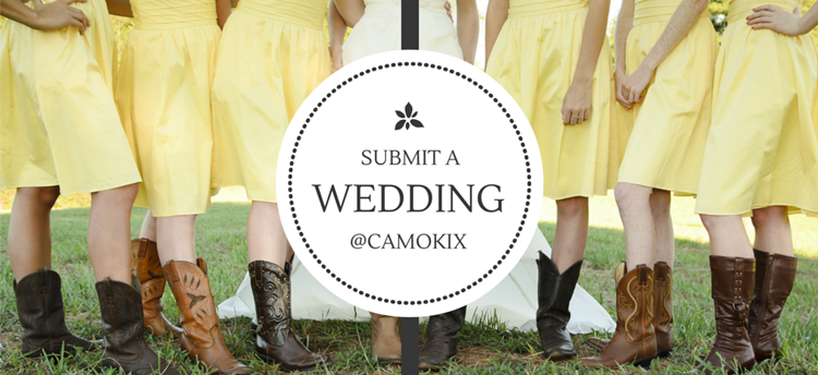 Submit a Wedding with Camo or Country feature a wedding story on Camokix