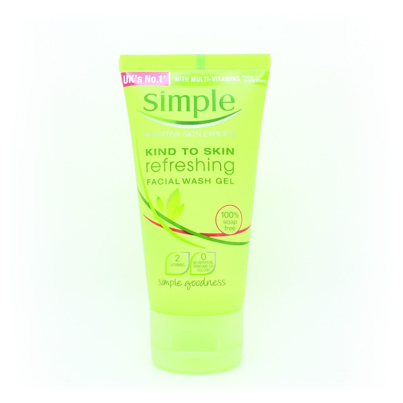 Simple Refreshing Facial Wash Gel Mini 50ml Go Tiny