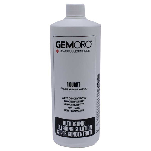 GemOro Ultrasonic Jewelry Cleaner SolutionConcentrateQuart