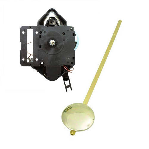 Dual Chime Quartz Pendulum Clock Movement with Removable Speaker