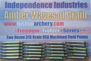 TWO DOZEN 315 GRAIN FIELD POINTS