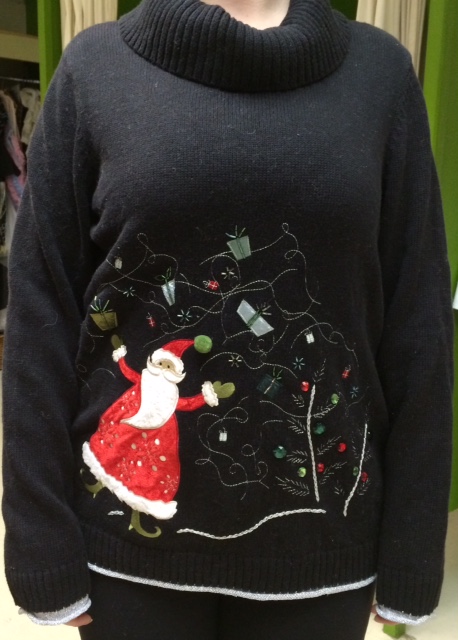 In addition to the original one-of-a-kind Christmas sweaters that we have available to rent, we also have brand new current day funny ugly Christmas