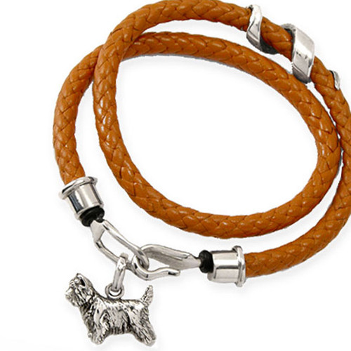 Braided Leather Wrap Bracelet