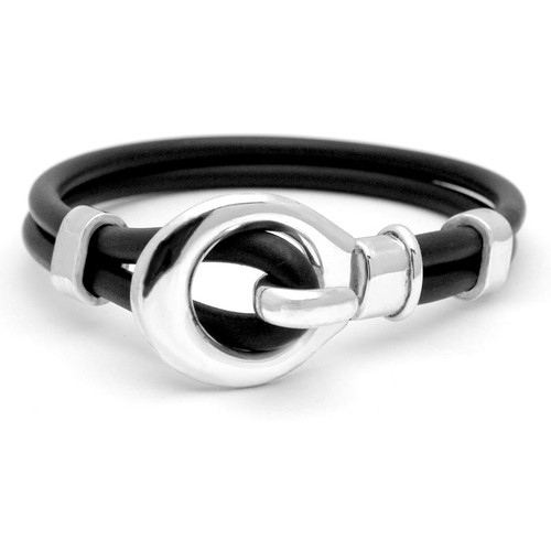 Scoop Clasp Rubber Bracelet