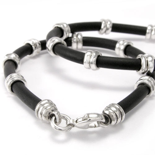 Beaded Rubber Bracelet