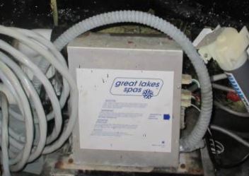 Great Lakes Spa Parts hot tub control panel diagram 