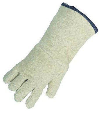 Oven Glove Knitted Cotton Terry Gauntlet DW29 - Direct Workwear
