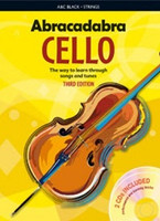 Abracadabra Cello 3rd Edition Book + 2CDs, for Cello&Performance & Play-Along CD, Author Maja Passchier, Publisher A & C Black, Series Abracadabra Strings