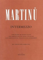 Intermezzo by Bohuslav Martinu for Violin&Piano, Publisher Barenreiter
