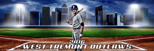 Panoramic Sports Team Banner Photo Template For Baseball Softball And Tee Ball Home Run Softball Team Banner Templates