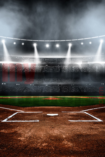Digital Sports Background - Baseball Stadium
