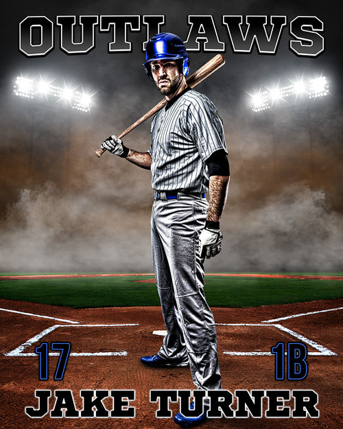 Sports Poster Photo Template Up In Smoke Baseball Layered Photoshop Sports Template Layered Photoshop Sports Templates