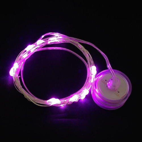 Toronado - 20 Pink LEDs on 9' Memory Wire - Submersible