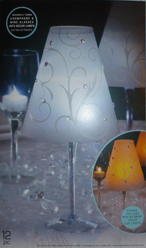 David Tutera Swirl Print Vellum Wrap Shades, 12/Pkg