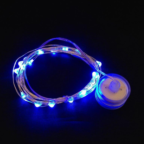 Toronado - 20 Blue LEDs on 9' Memory Wire - Submersible