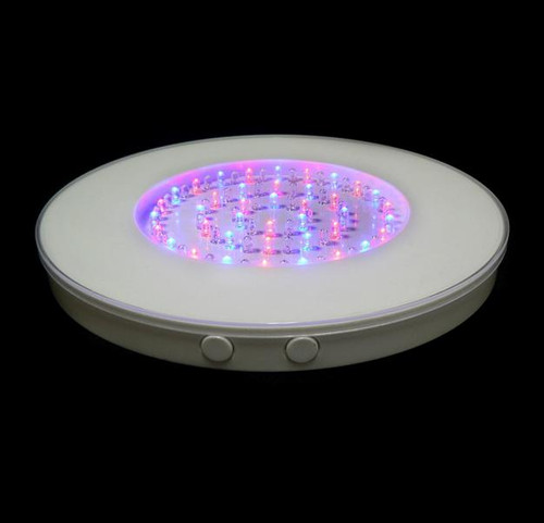 Multi Color LED Light Base for Centerpieces, Battery Operated,10 inch diameter