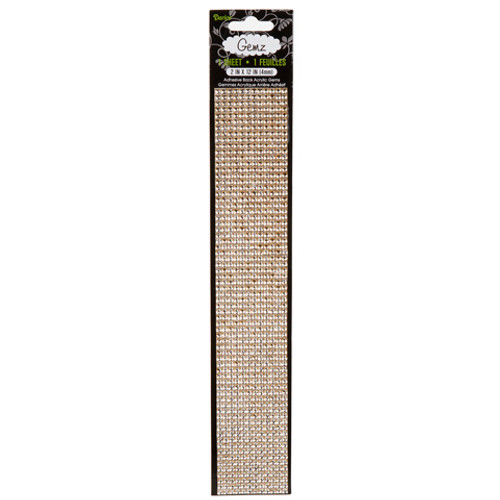 Gold Gemz - Adhesive Backed 4mm Square Crystals
