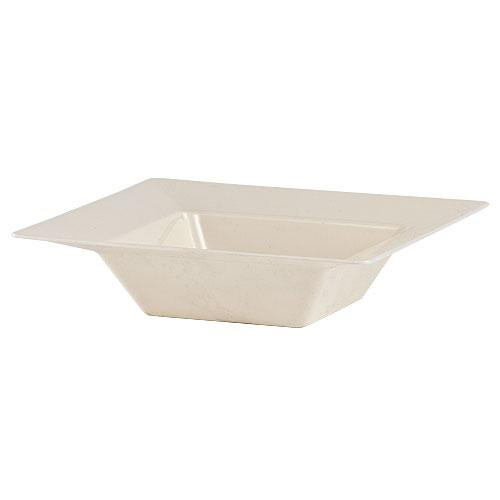 Plastic Squares 5 oz Bowl Cream - 10 Ct.