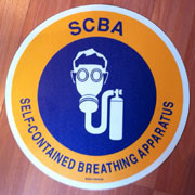 floorsign2.jpg Custom SCBA sign with graphics.