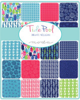 Moda Fabric Precuts Layer Cake - Tide Pool by Kate Nelligan
