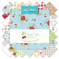Riley Blake Fabric - Sew Cherry 2 - Lori Holt - 10 inch Stacker